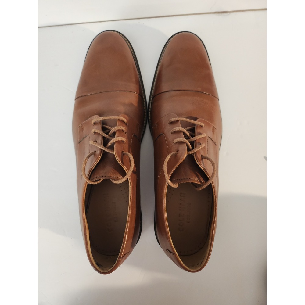 Cole Haan Mens  Leather Warren Cap Toe Oxford Shoes‎ C20153 Size 8.5 M